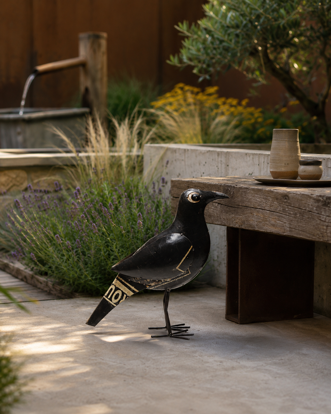 Recycled Iron Crow