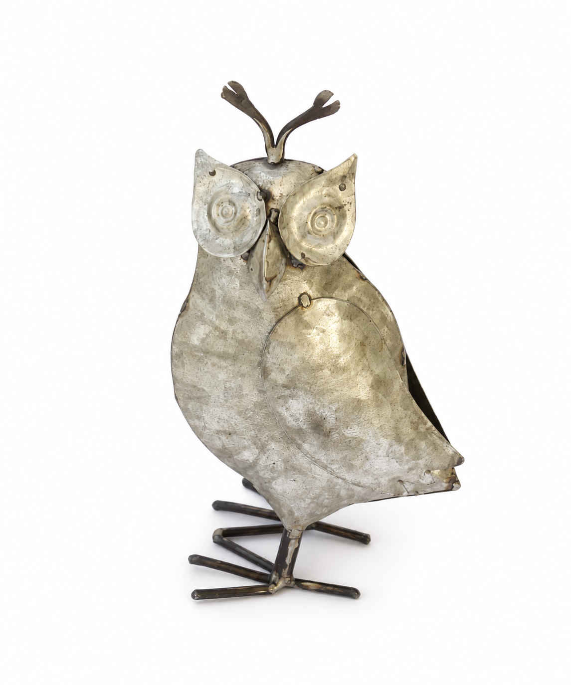 Recycled Iron Owl