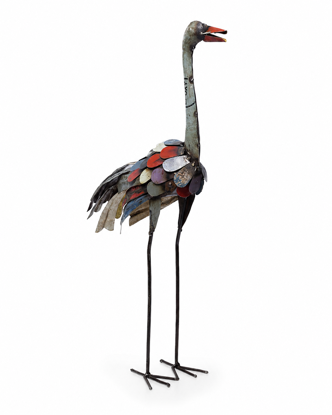 Recycled Iron Ostrich