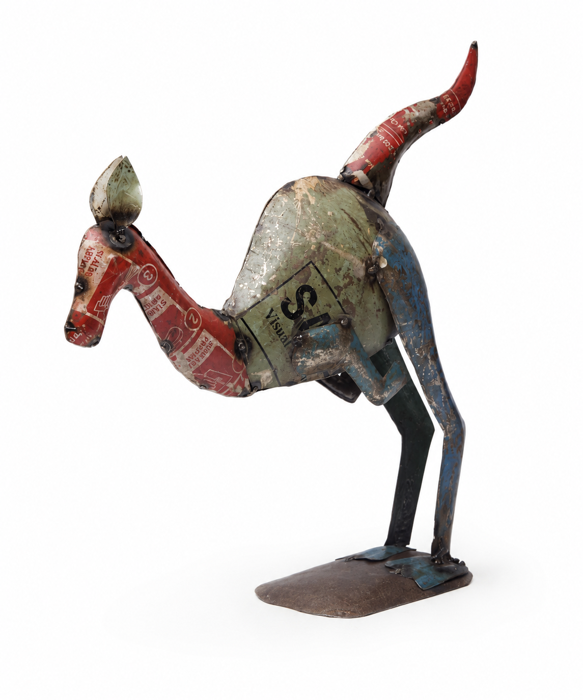 Recycled Iron Kangaroo