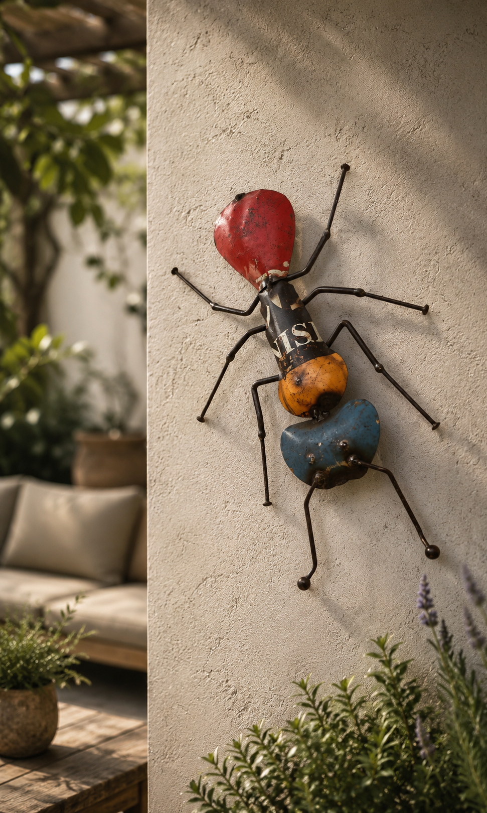 Recycled Iron Wall Mount Ant