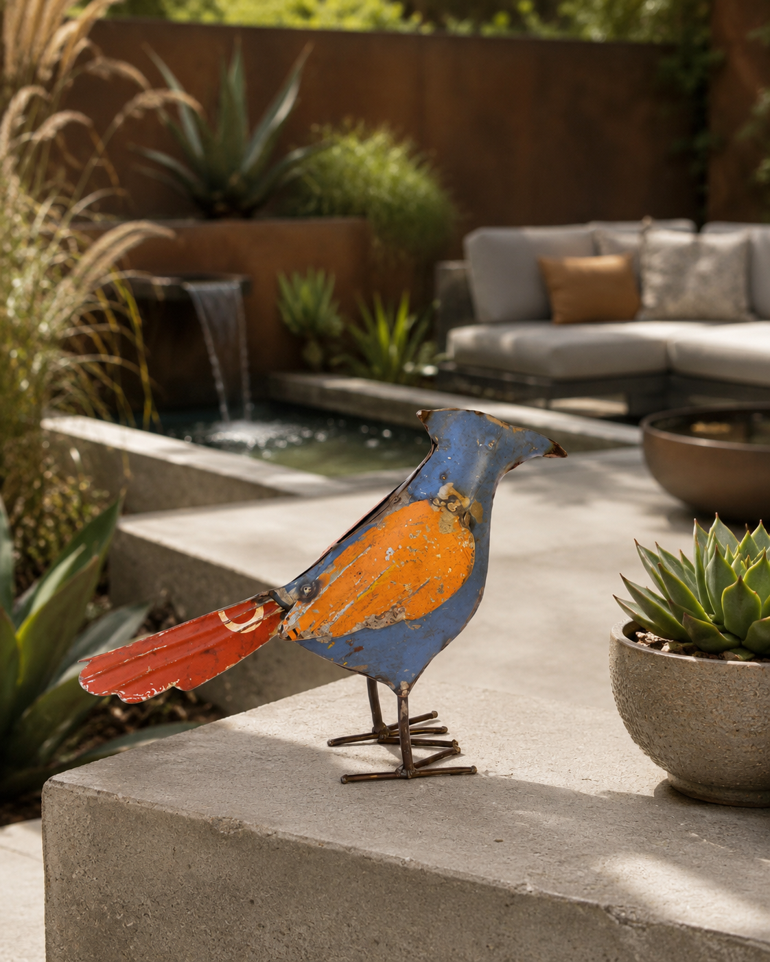 Recycled Iron Bird