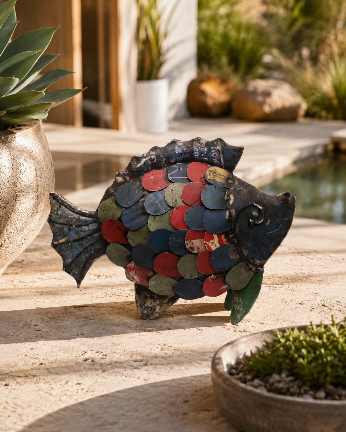 Recycled Iron Fish (Big)