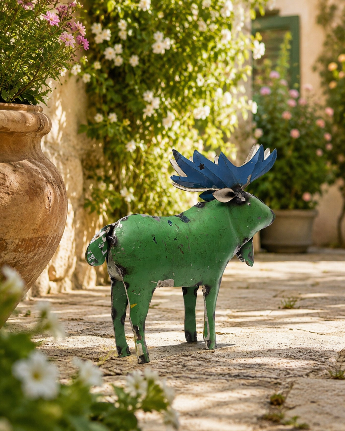 Recycled Iron Moose