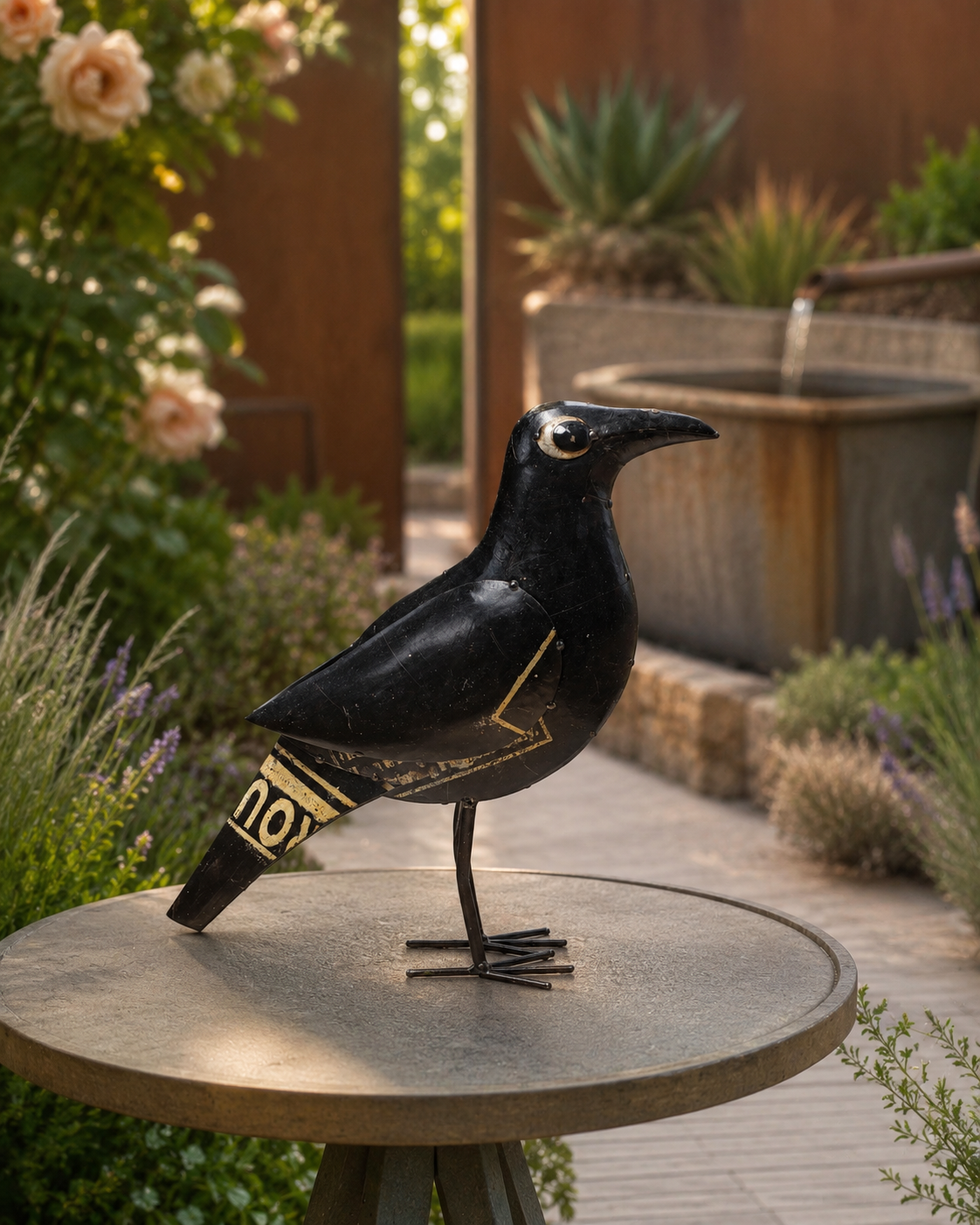 Recycled Iron Crow