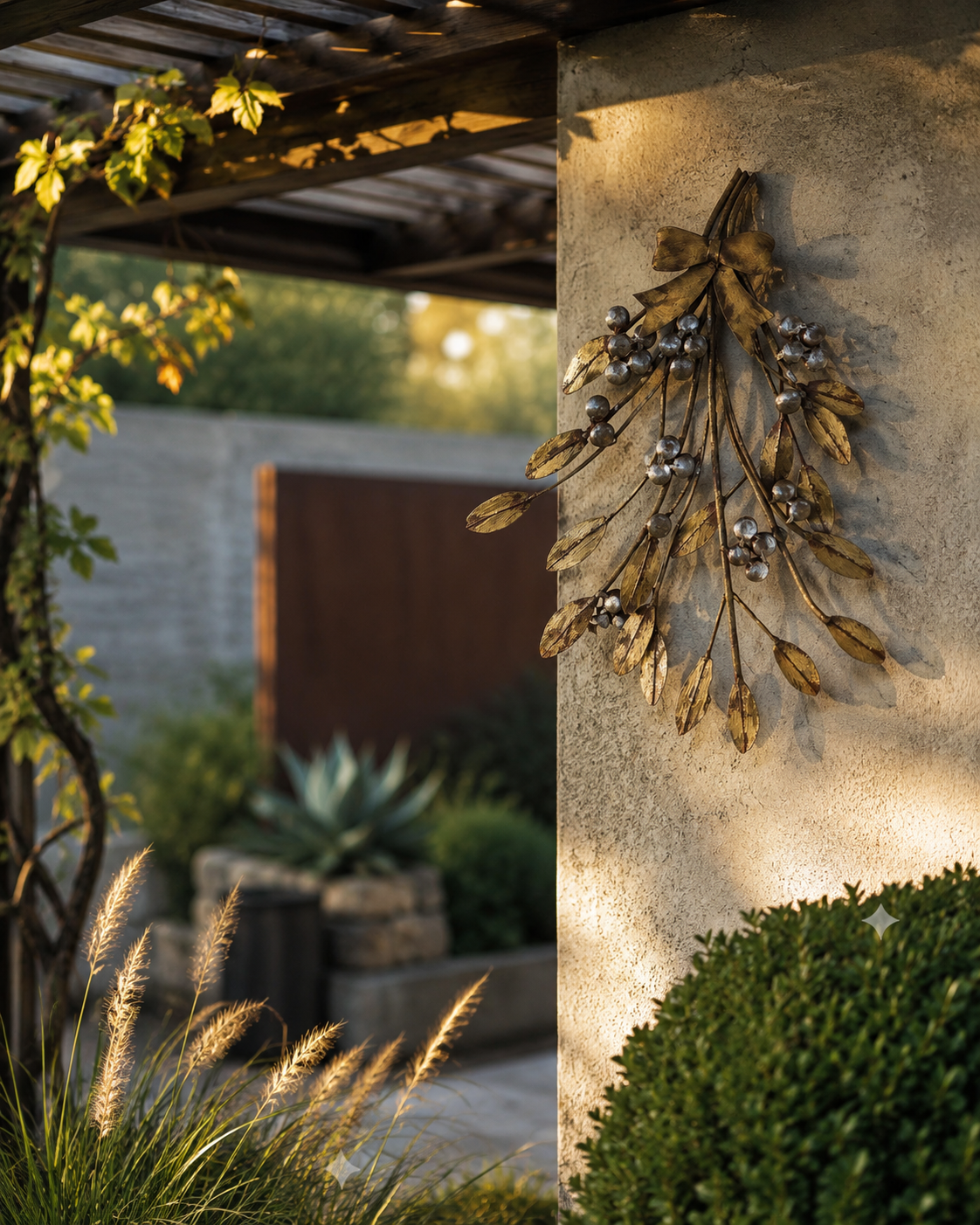 Mistletoe Iron Wall Mount