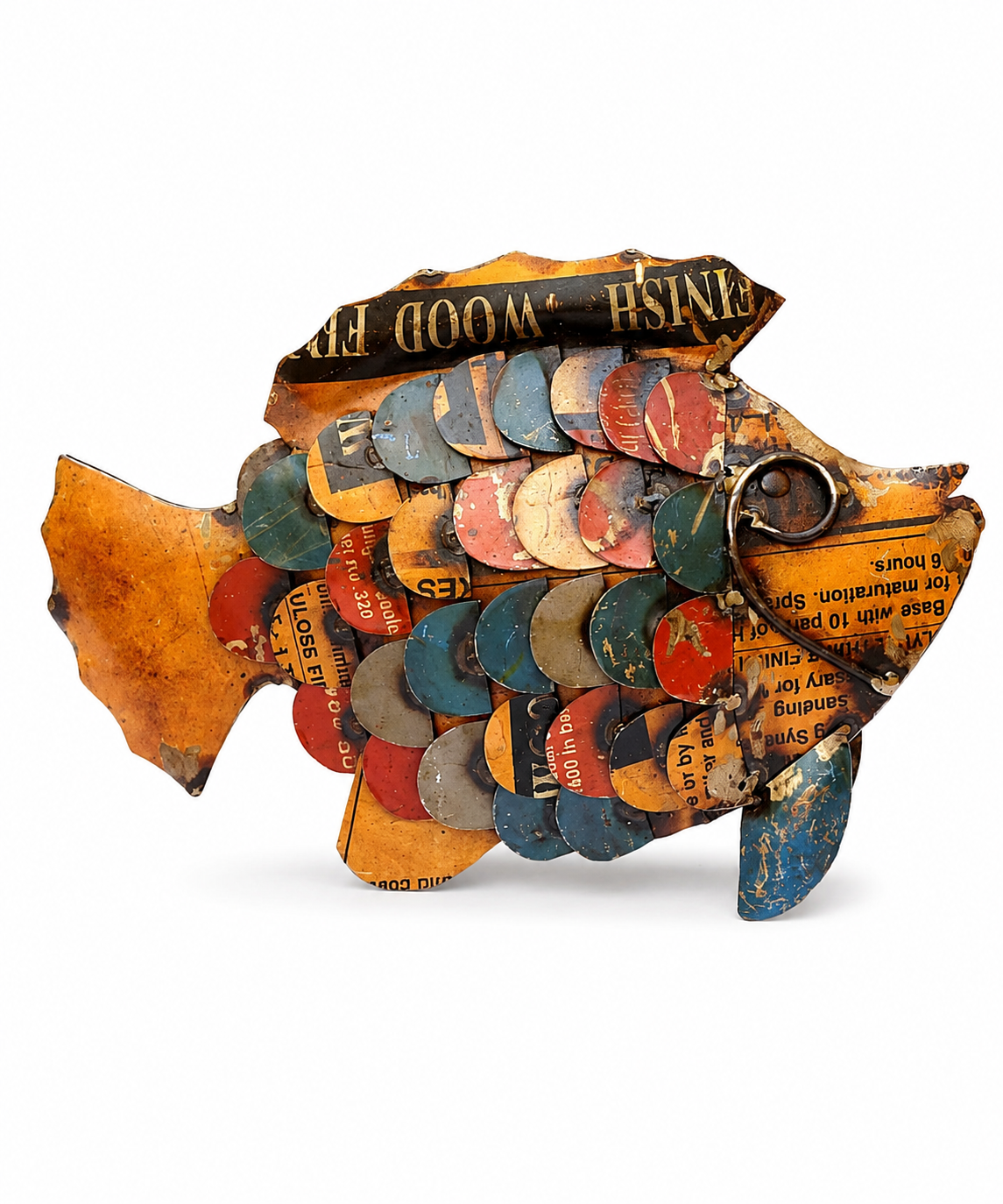 Recycled Iron Fish