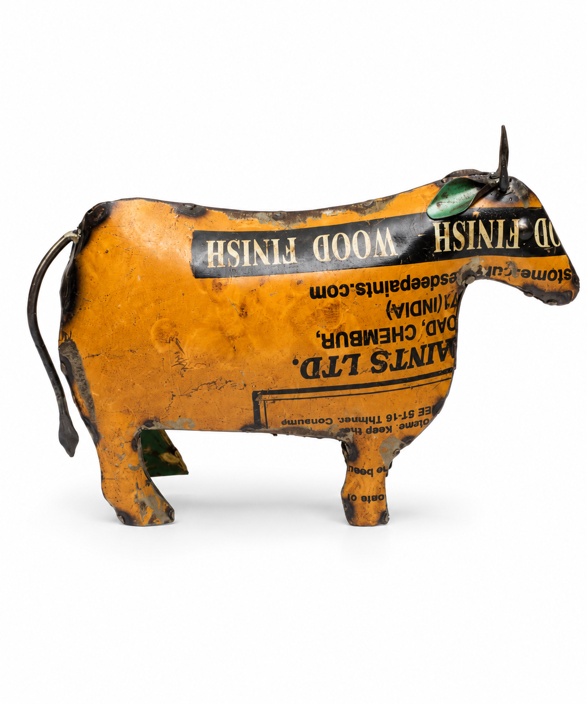 Recycled Iron Cow