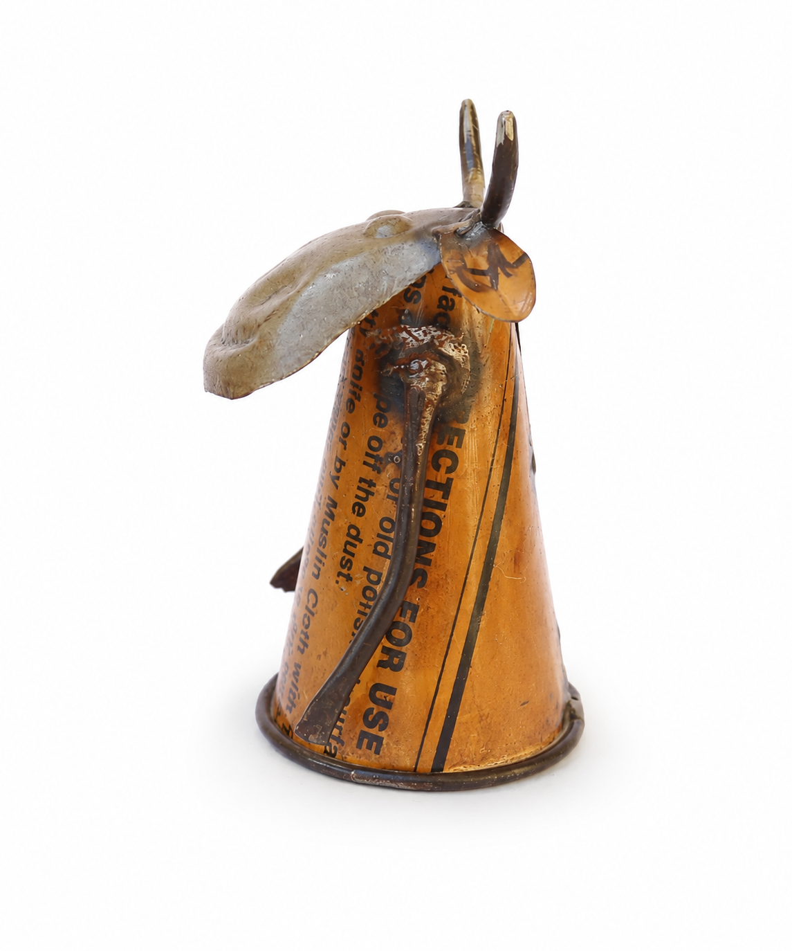 Recycled Iron Cow Bottle Top