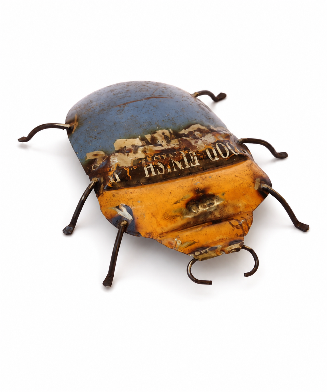 Recycled Iron Wall Mount Beetle