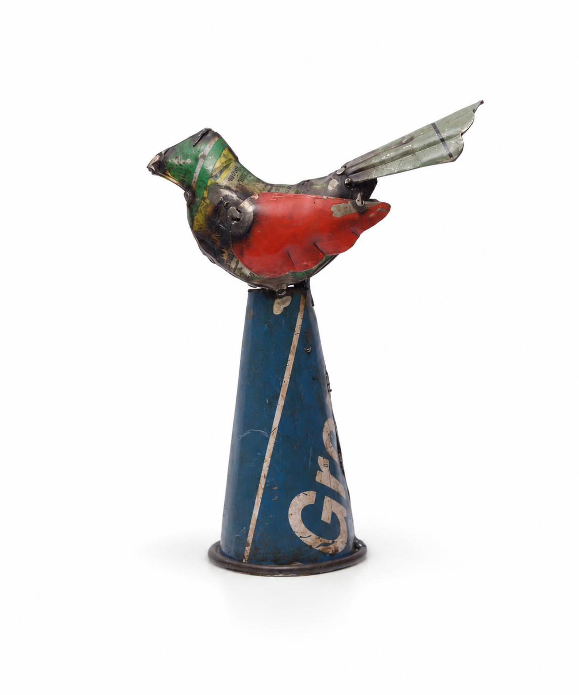 Recycled Iron Bird (Bottle Top)
