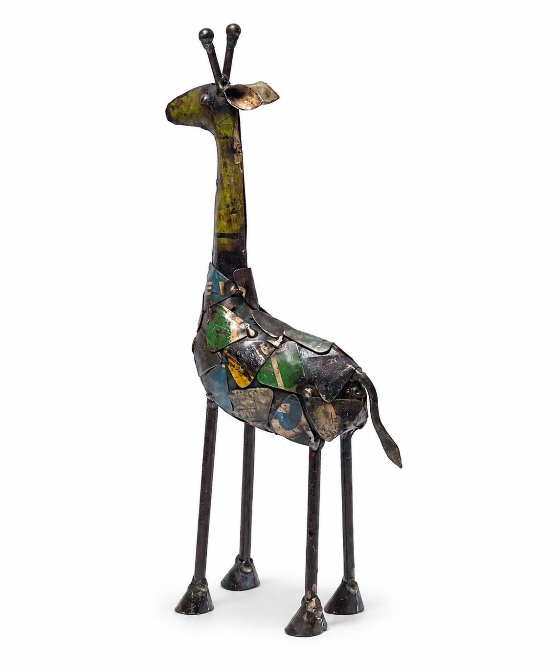 Recycled Iron Giraffe