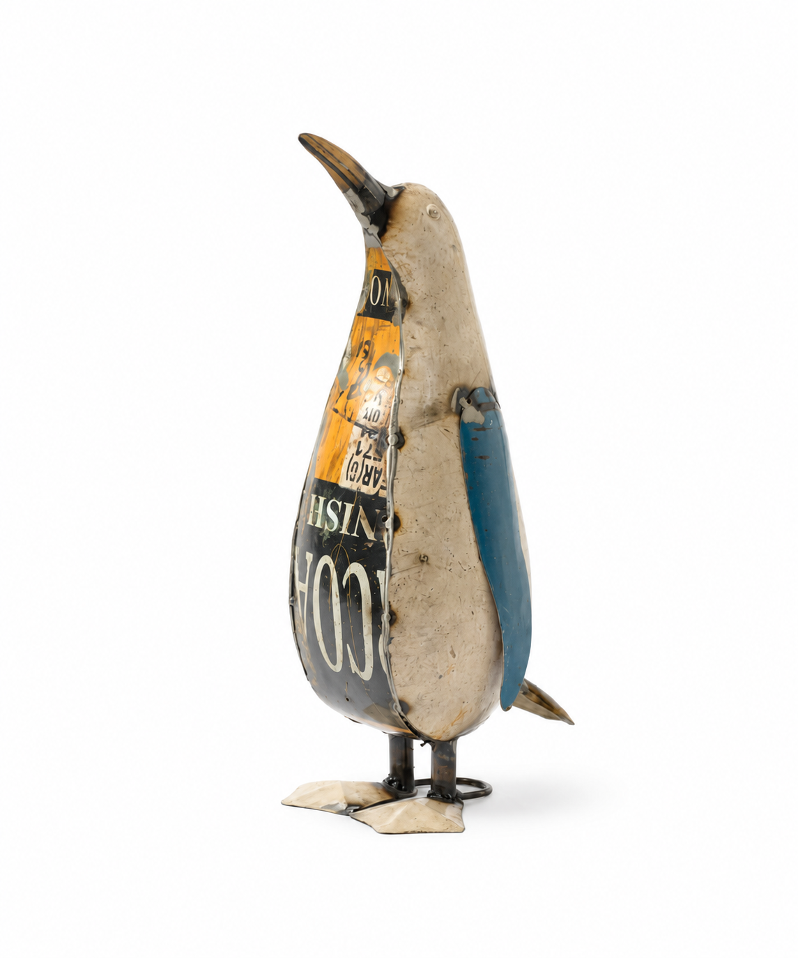 RECYCLED IRON PENGUIN