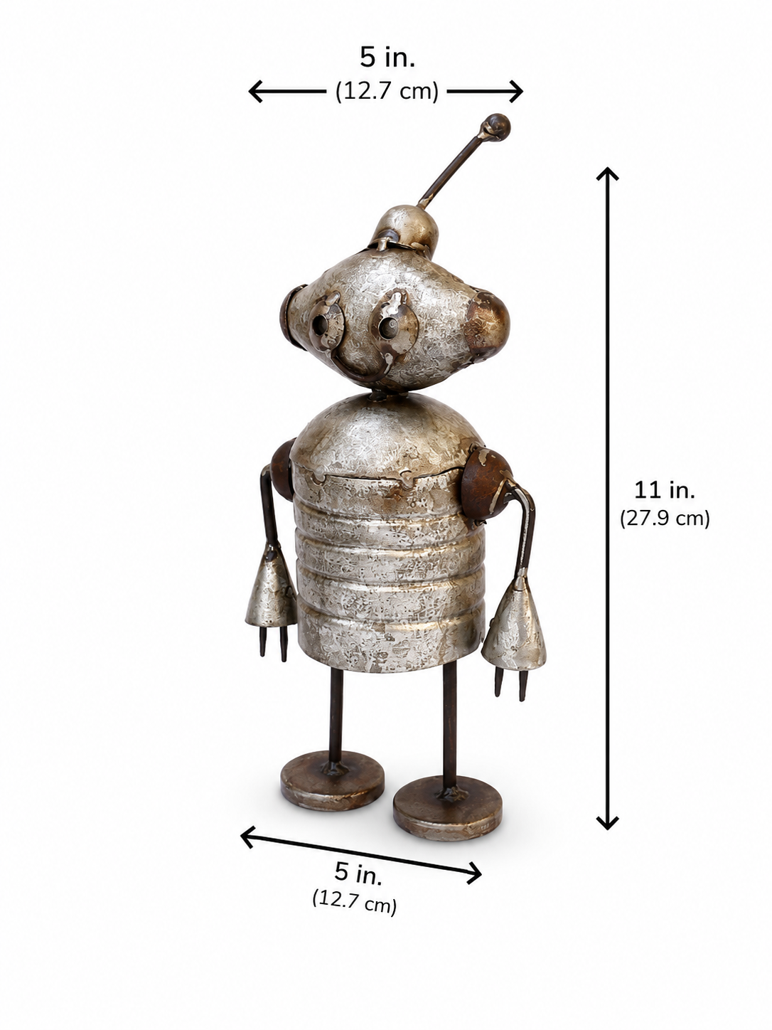 Recycled Iron Deco Table Alien