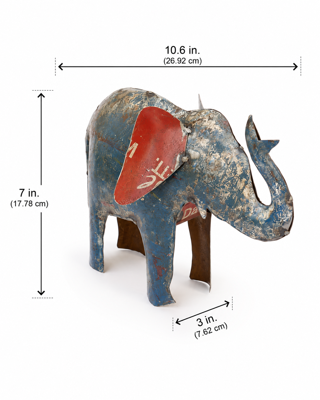 Recycled Iron Elephant