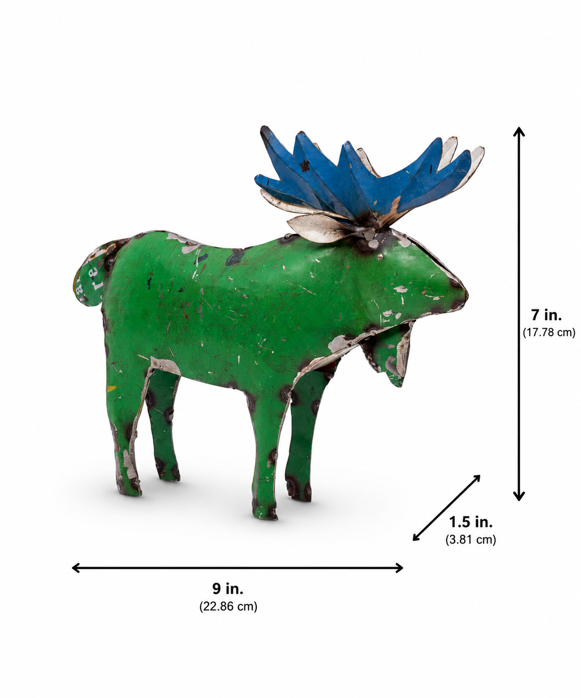Recycled Iron Moose