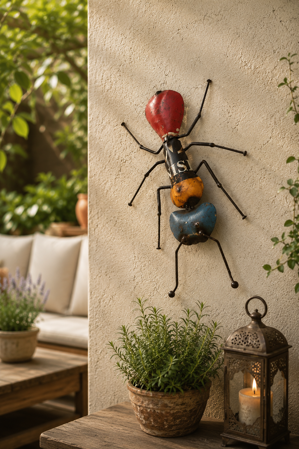 Recycled Iron Wall Mount Ant