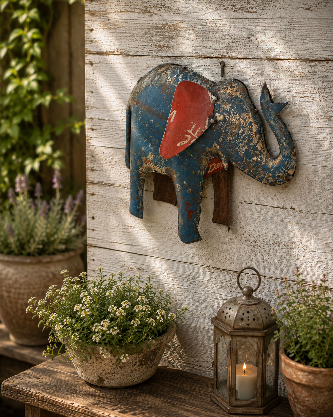 Recycled Iron Elephant