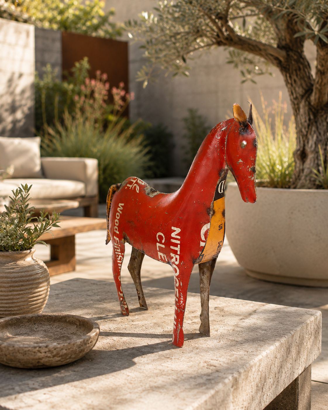Recycled Iron Horse