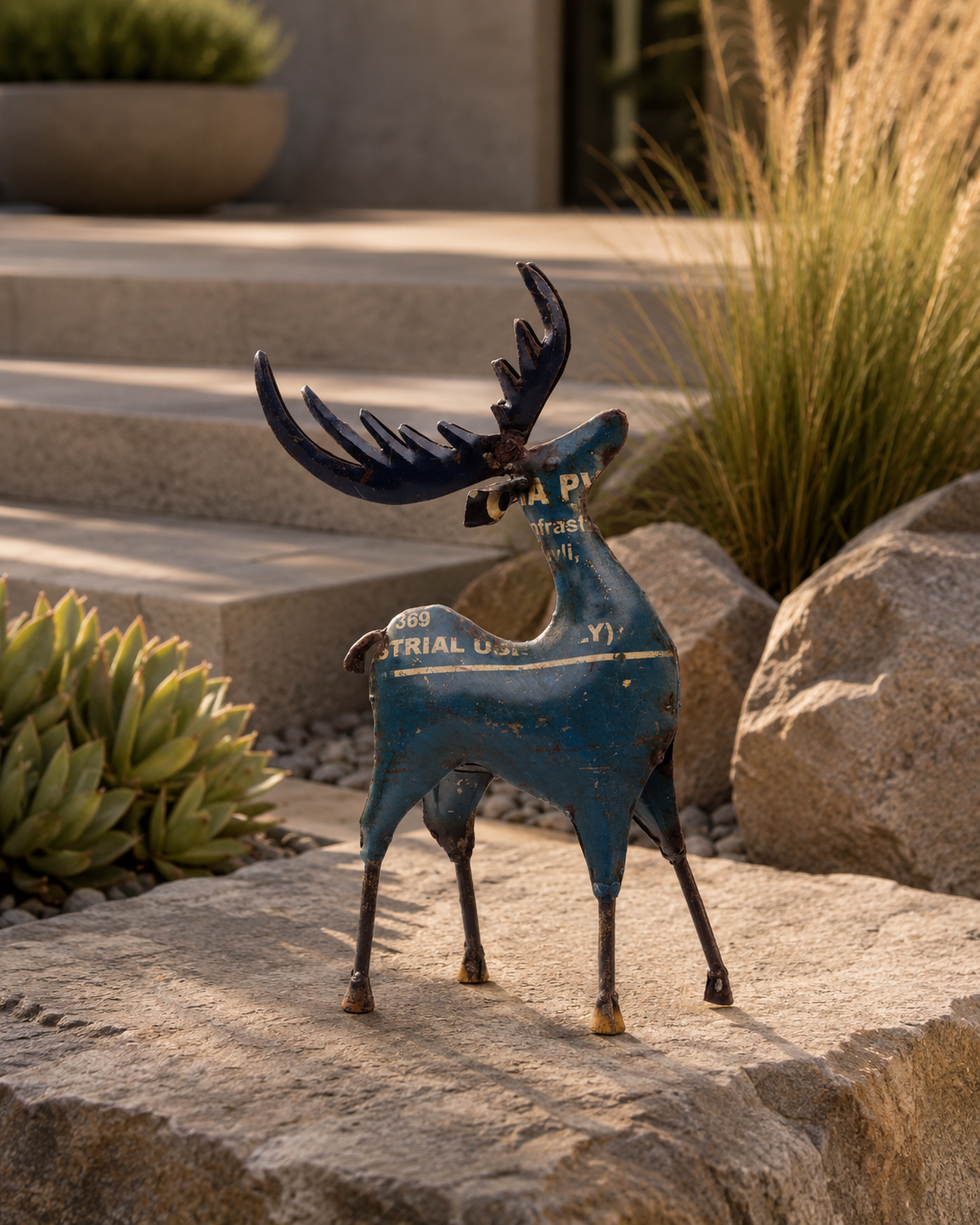 Recycle Iron Reindeer