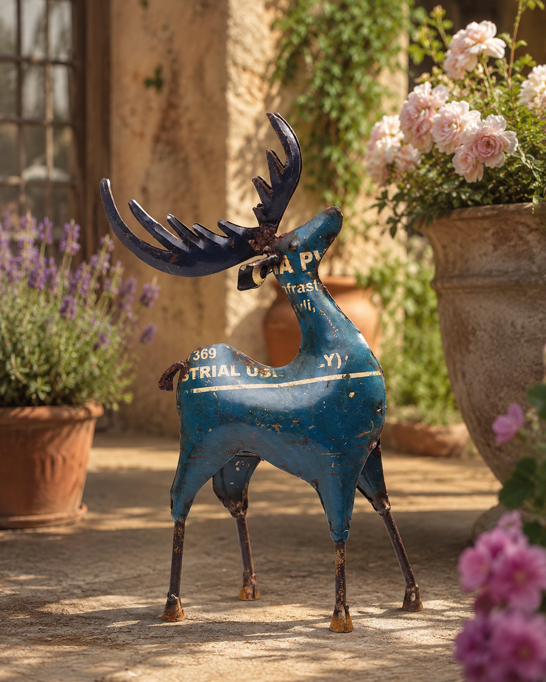 Recycle Iron Reindeer