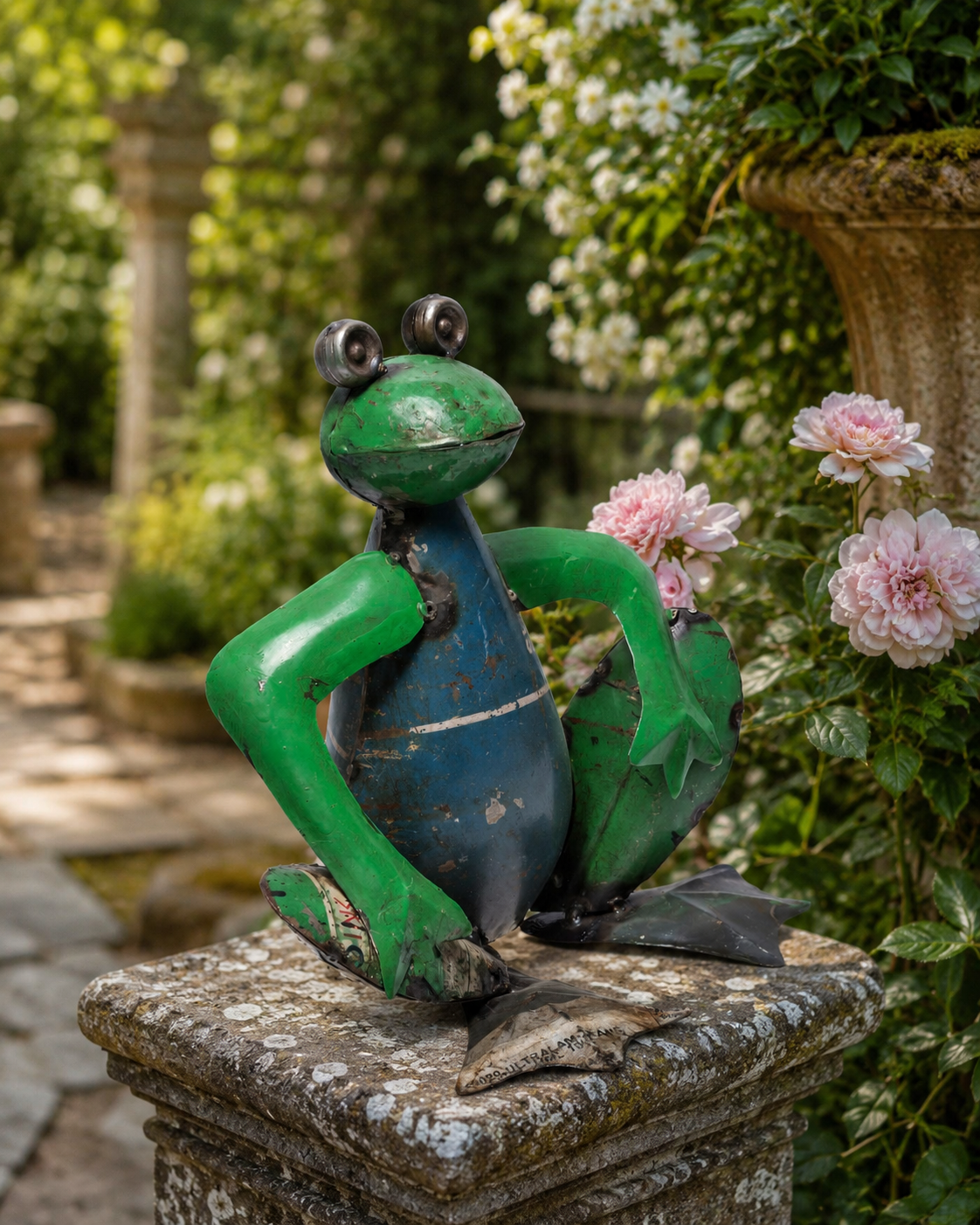 Recycled Iron Frog (Big)