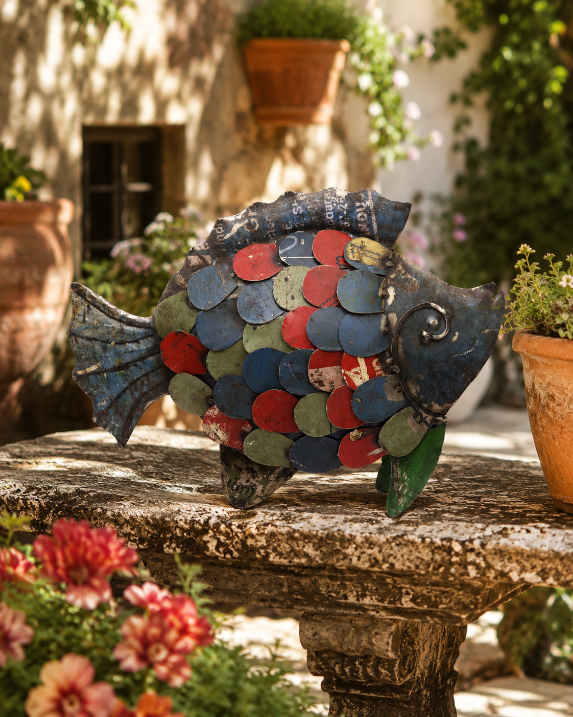 Recycled Iron Fish (Big)