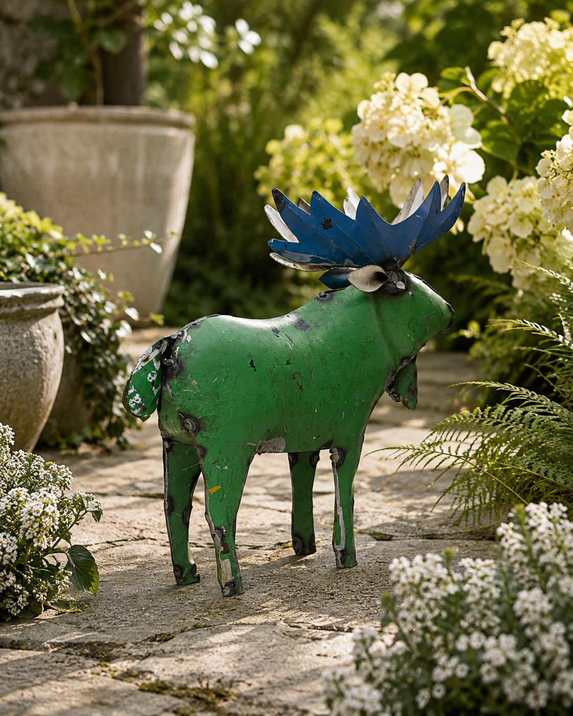Recycled Iron Moose