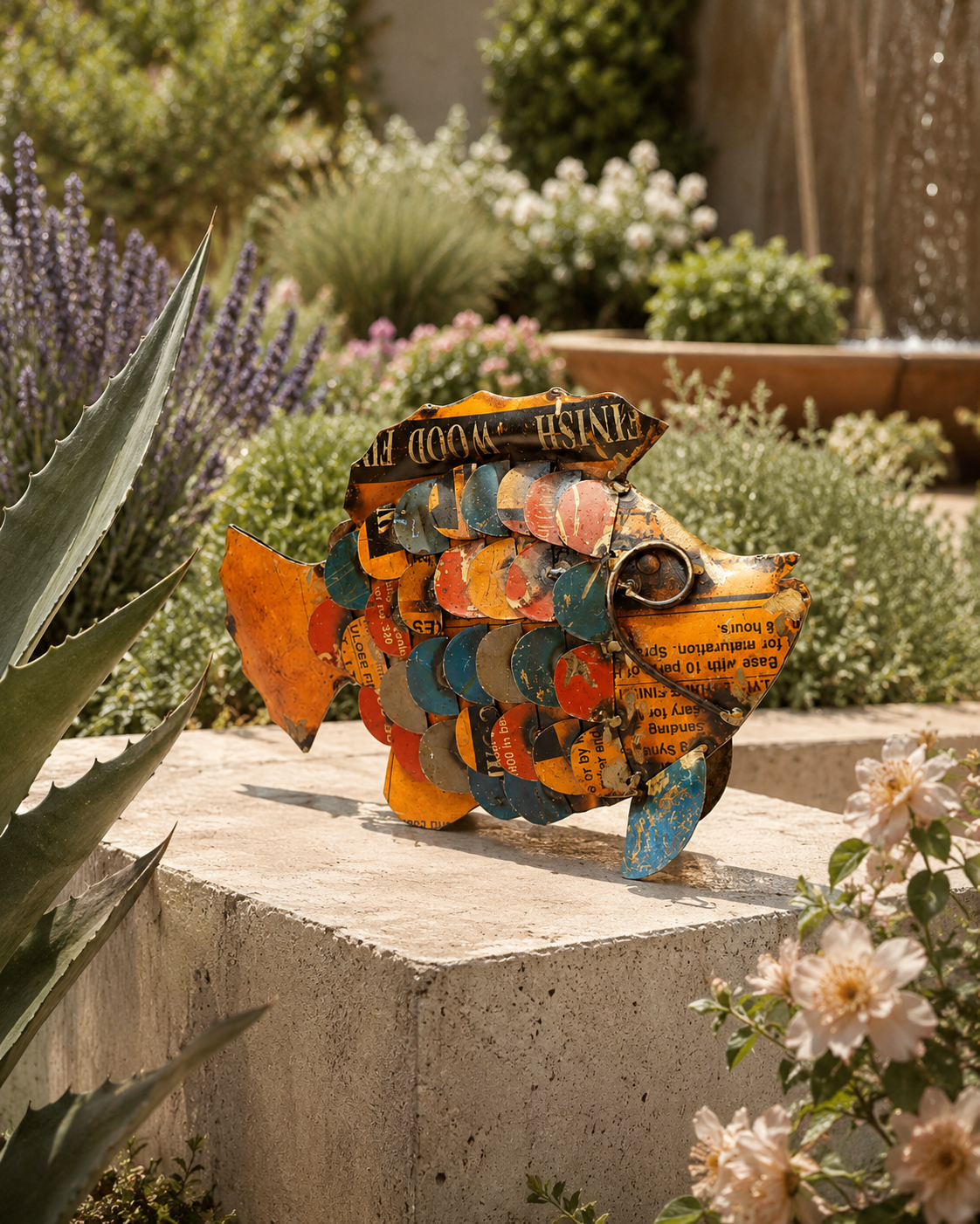 Recycled Iron Fish