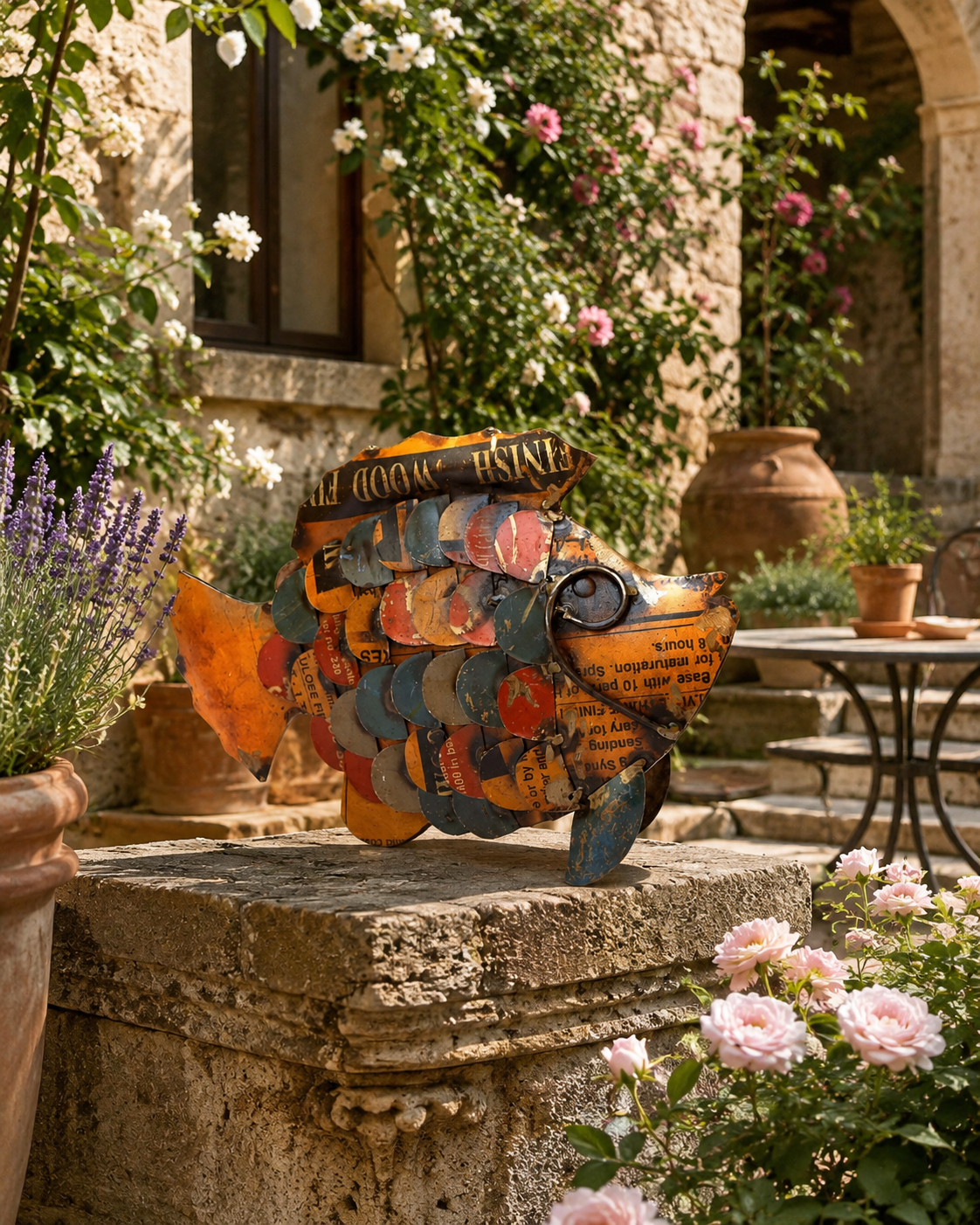 Recycled Iron Fish