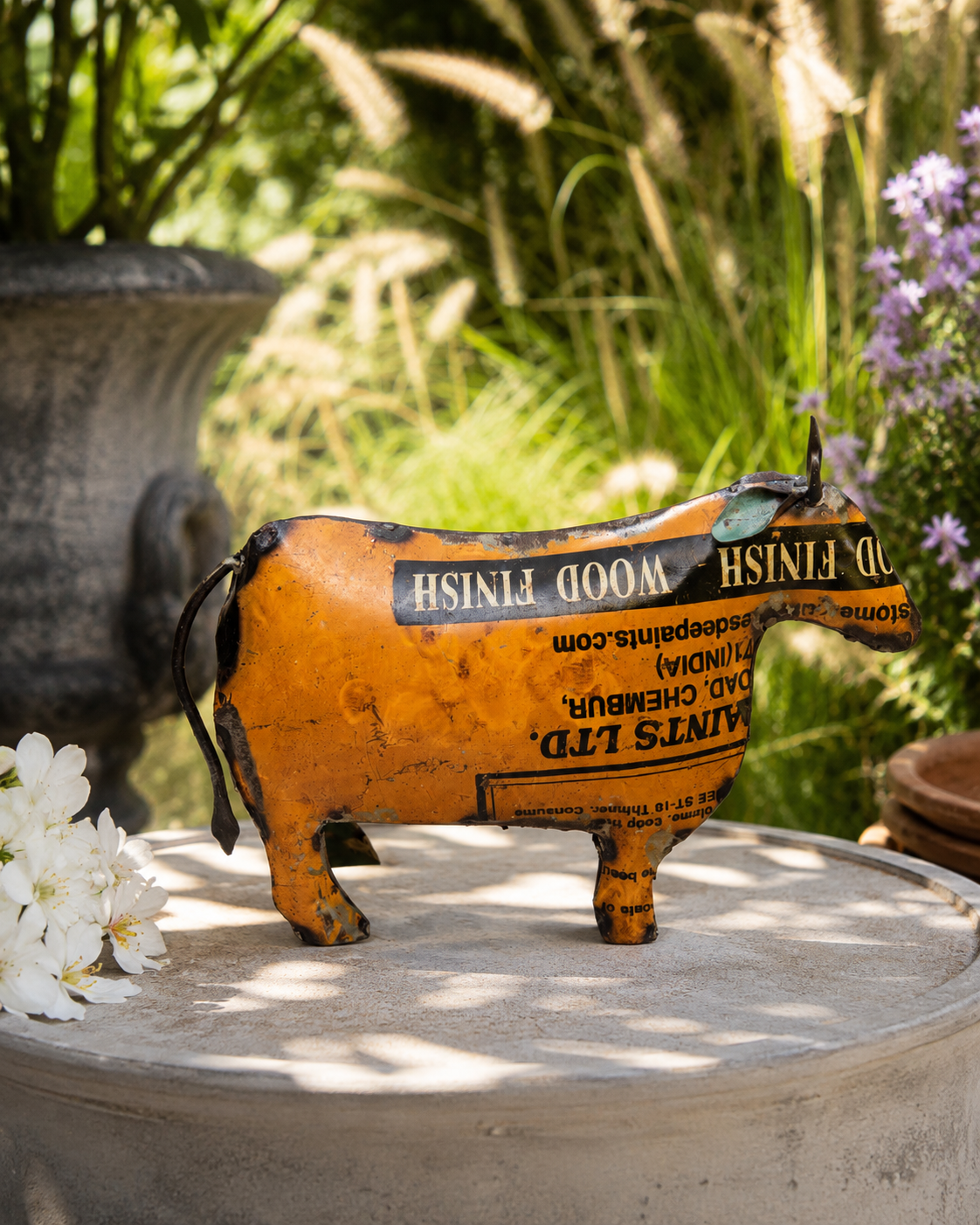 Recycled Iron Cow